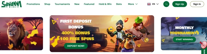 Non Gamstop Savanna Wins Casino