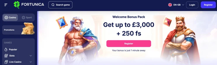 Fortunica Casino Non Gamstop